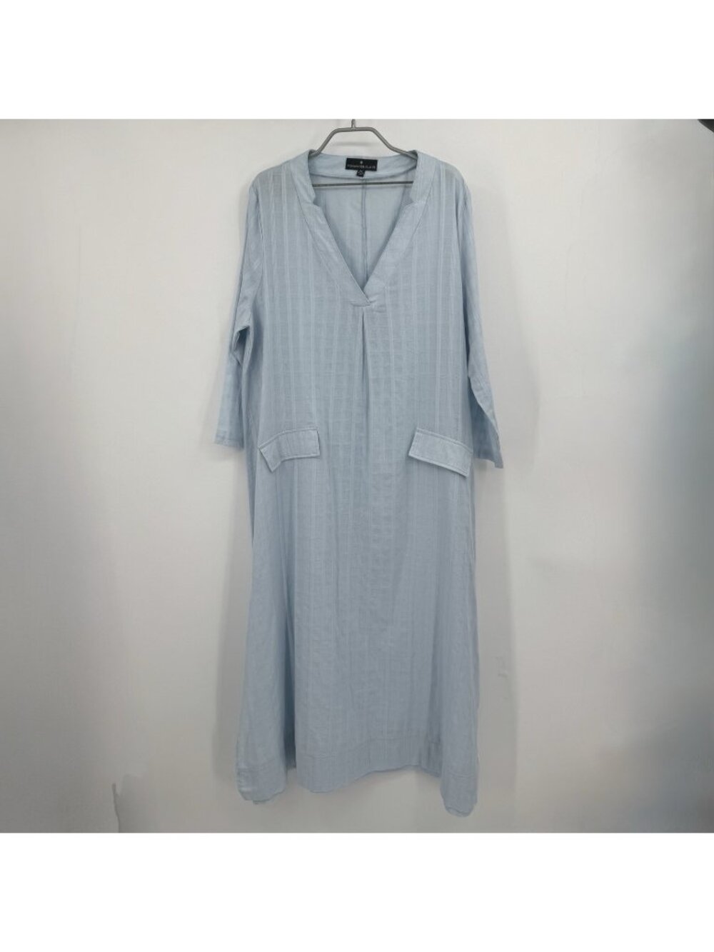 Pomander Place by Tuckernuck Light Blue Carolina Caftan Dress Maxi Cover-Up XXL